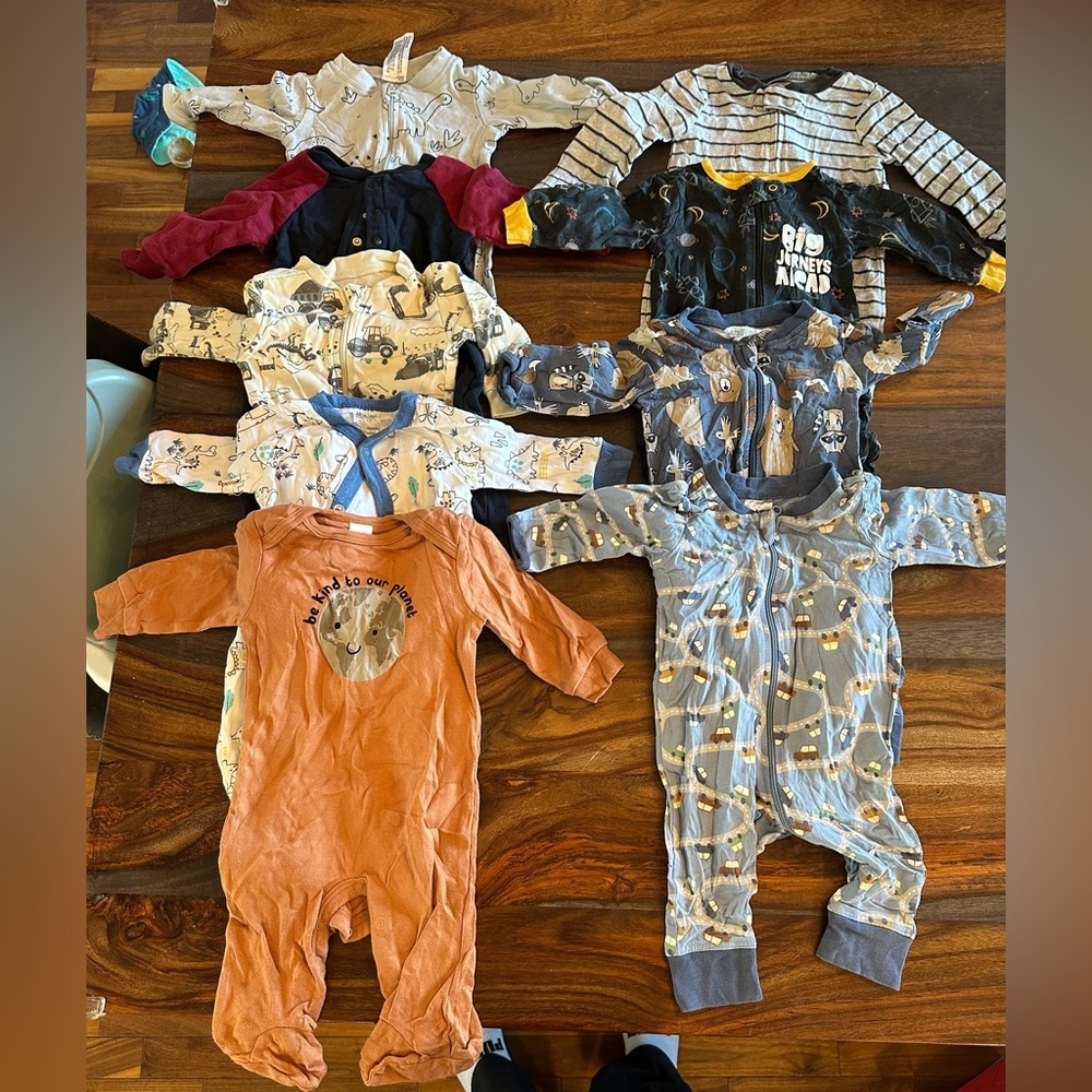 Baby Onesie Bundle with Animal Prints